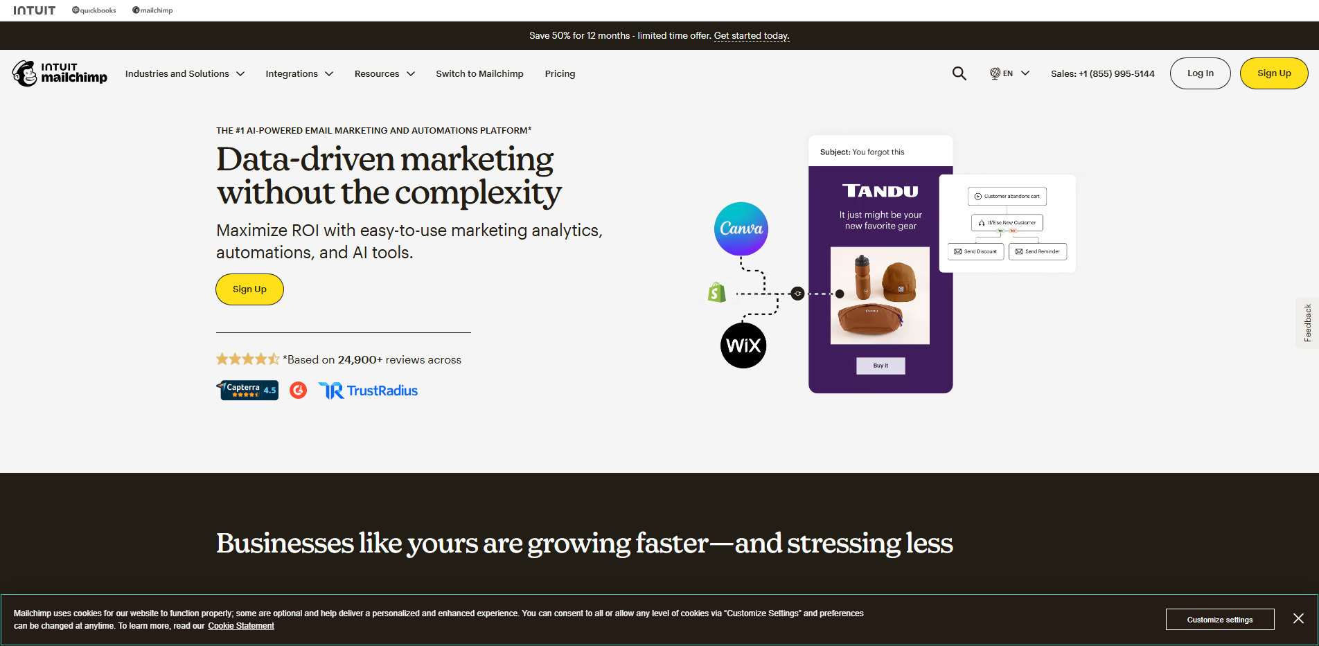 Interface Mailchimp