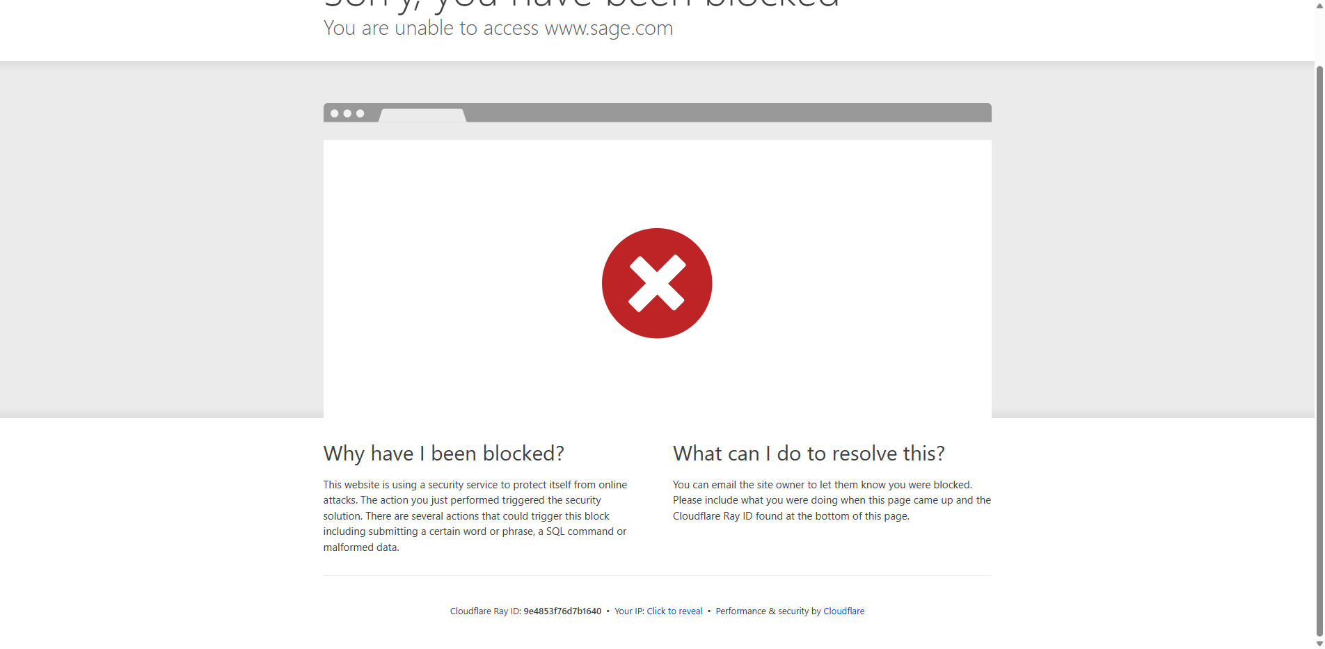 Sage Business Cloud Interface