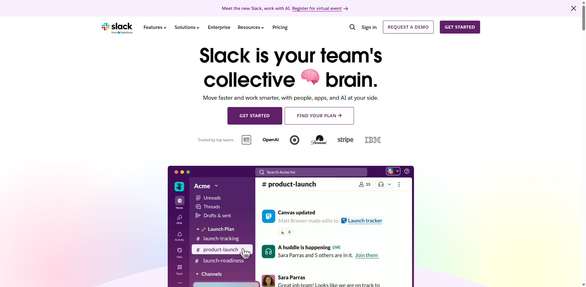Slack Interface