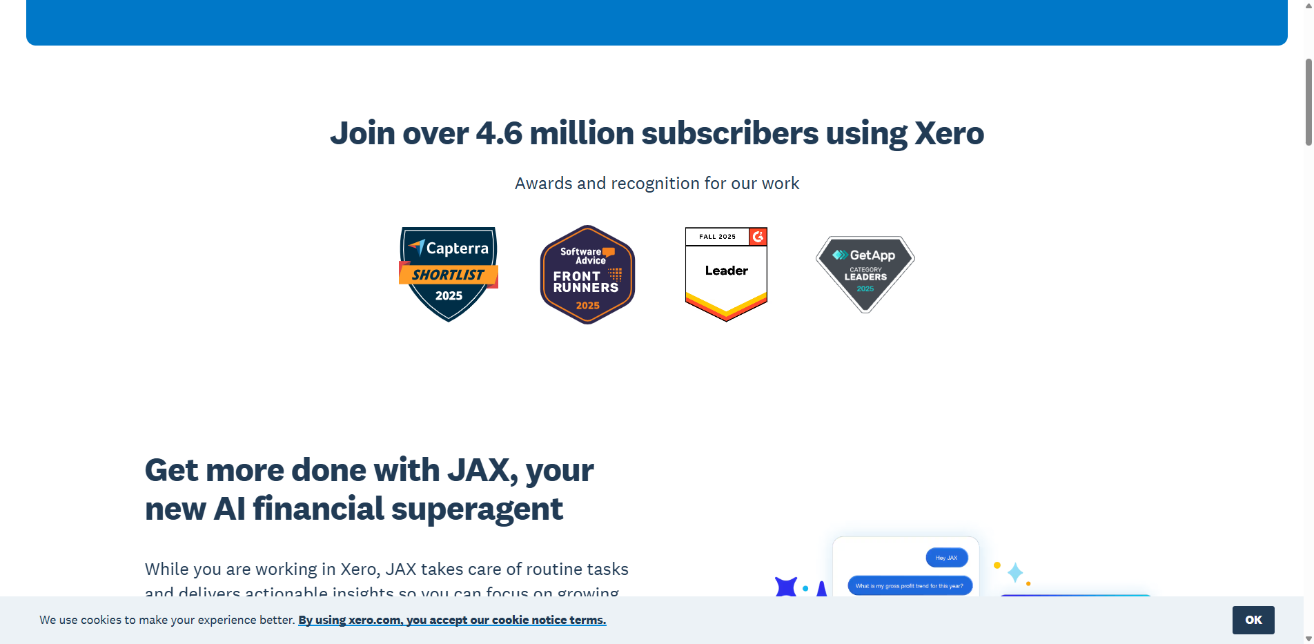 Interface Xero