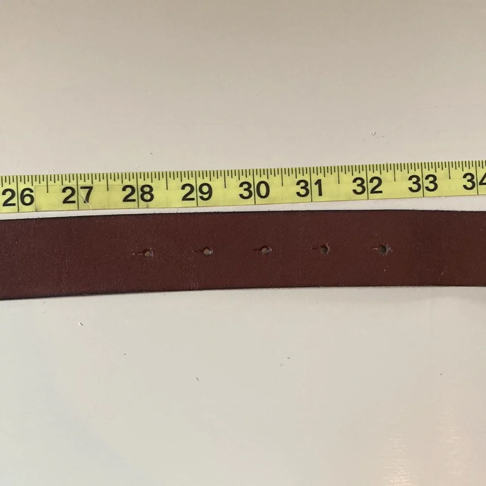 Boho Leather Belt 30”