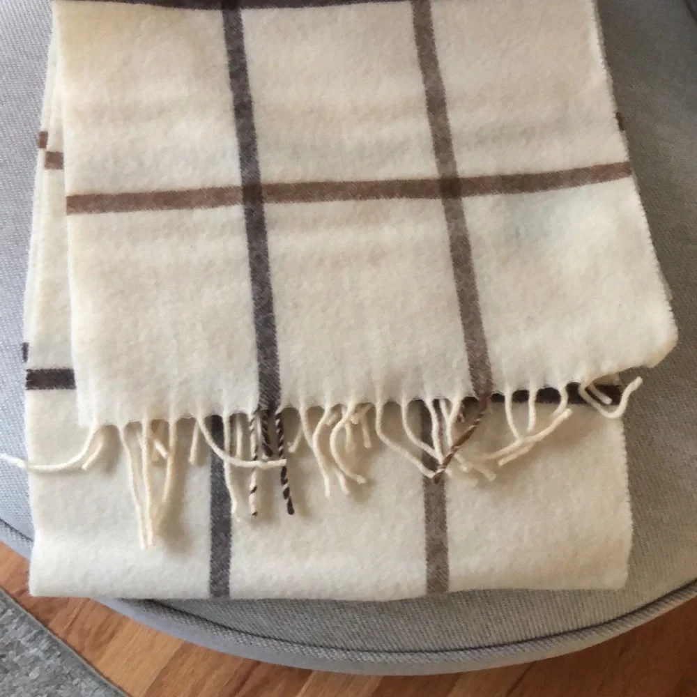 VTG NWT Christian Dior Monsieur Scarf Paris New York. 100% wool. Great Britain