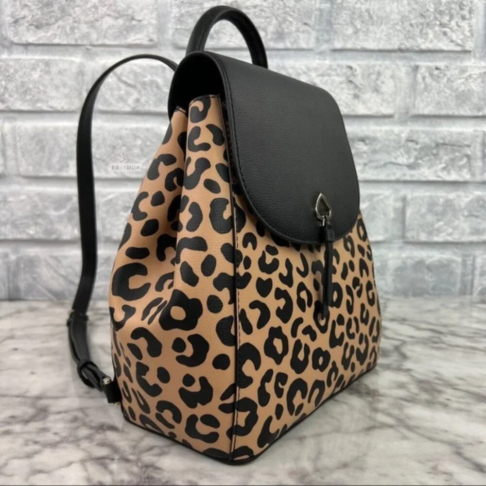 Kate Spade Graphic Leopard Print Adel Backpack