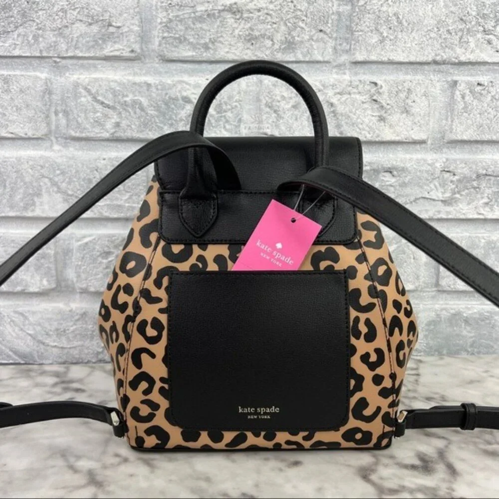 Kate Spade Graphic Leopard Print Adel Backpack