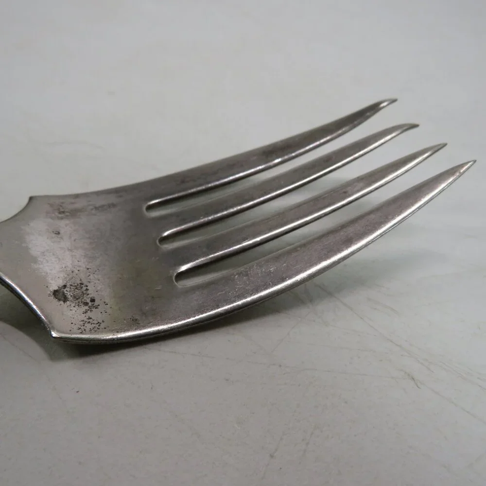 VTG Dinner Fork Art Deco style Silver Plated 