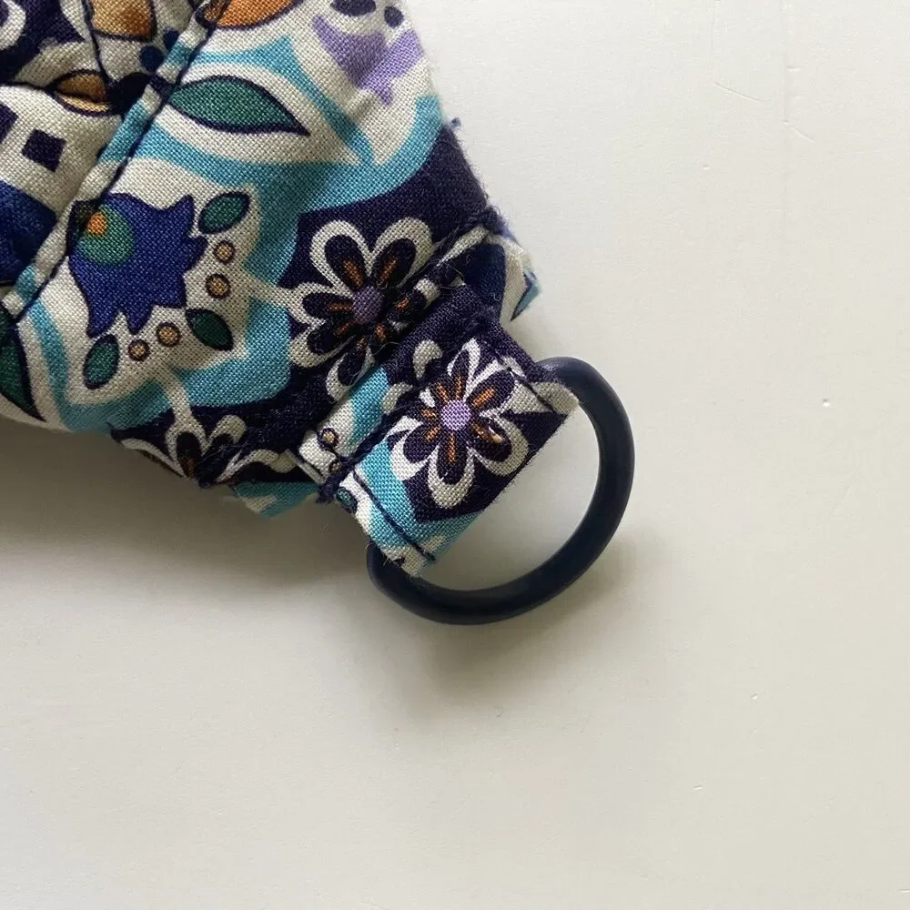 Vera Bradley Essential Sling Backpack Pouch “Lisbon Medallion Cool” Quilt Cotton