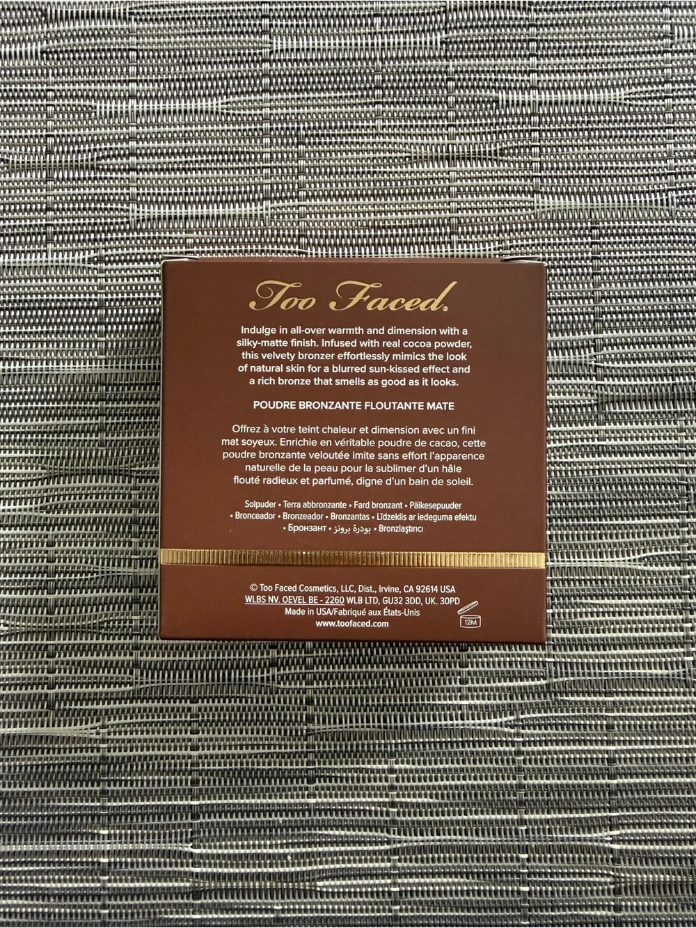 Too Faced Cosmetics Chocolate Bronzer