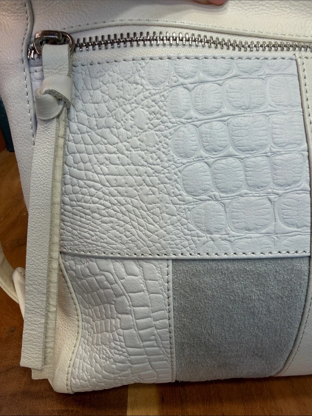 Great American Leather Works 1990’s Vintage Patchwork Shoulder/Crossbody Bag