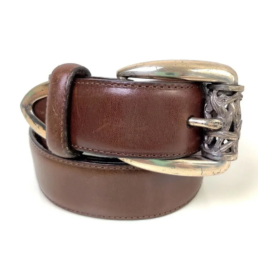 VTG Brighton BROWN GENUINE LEATHER 1.25