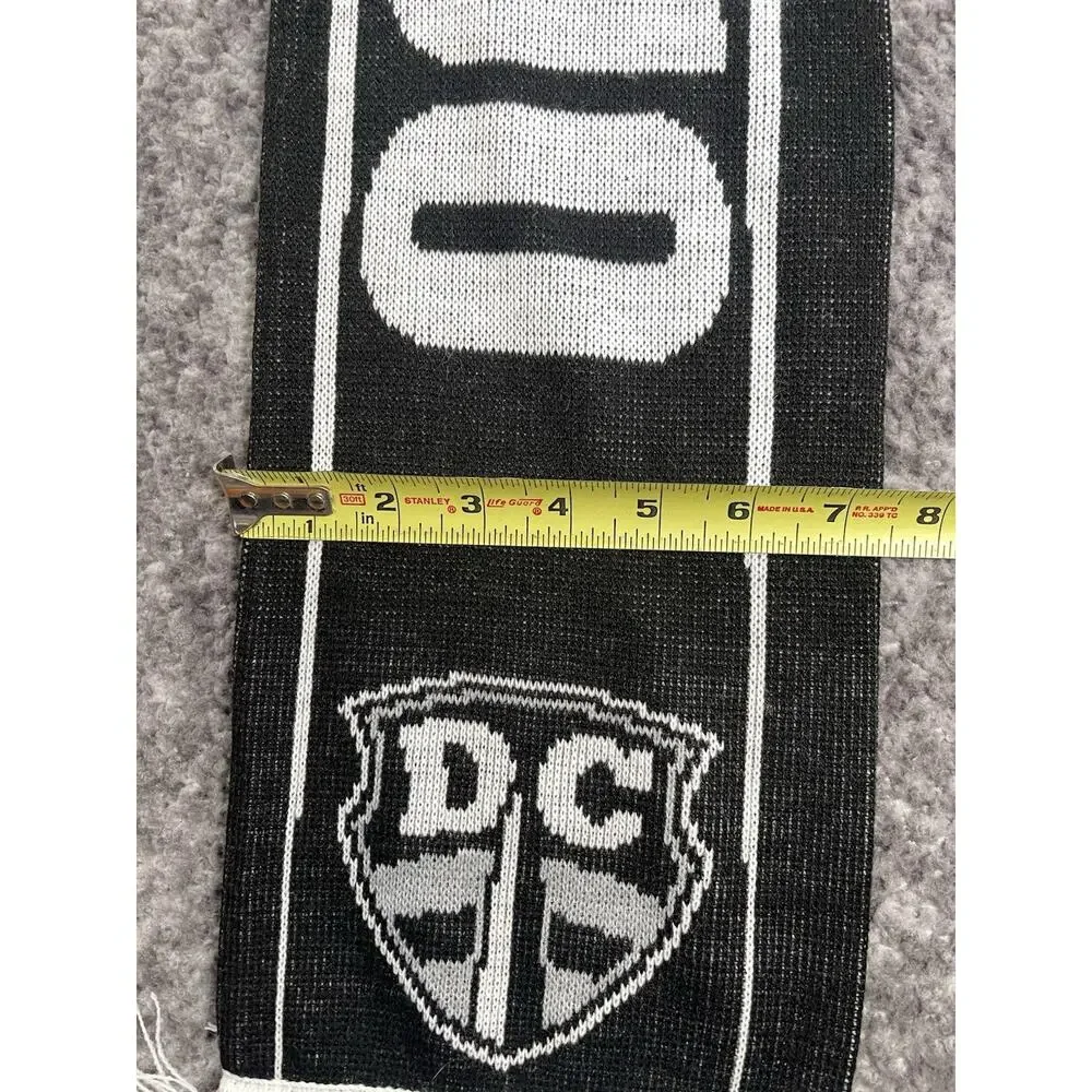 DC Current Fan Scarf NWL Ultimate Frisbee Black Gray White