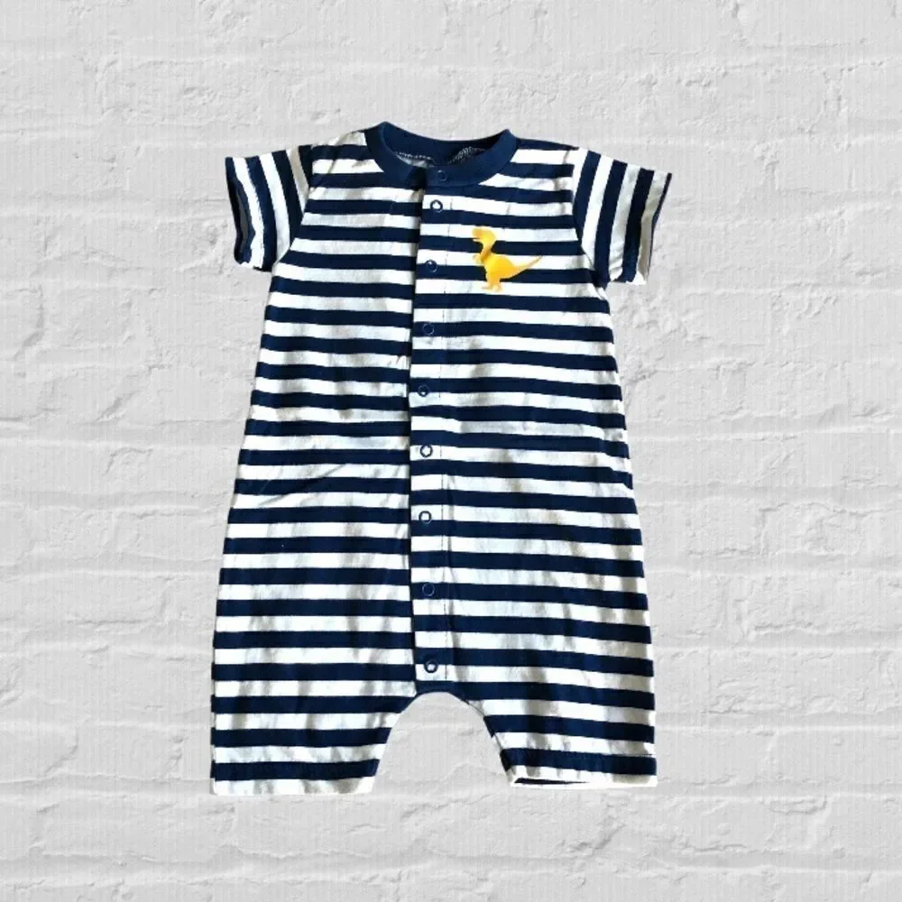 NWOT Hering Baby Short Sleeve Snap Up Romper