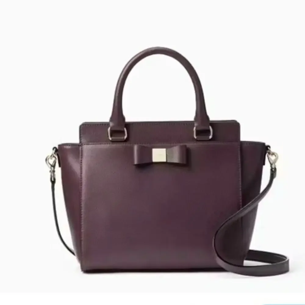 Kate Spade plum Purple Renny Drive Allyn handbag crossbody purse