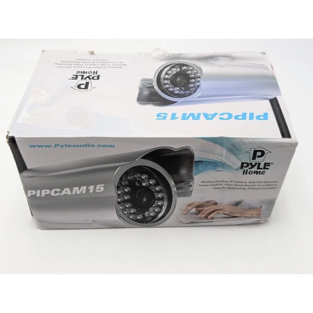 PYLE WIRELESS/WIRED P2P NETWORK PIPCAM15‎ NEW Open Box