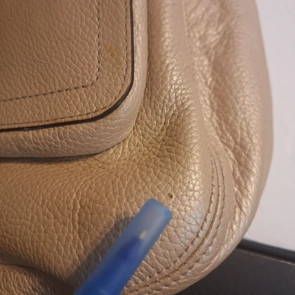 Coach Penelope Opalescent Leather Hobo Handbag. F18889