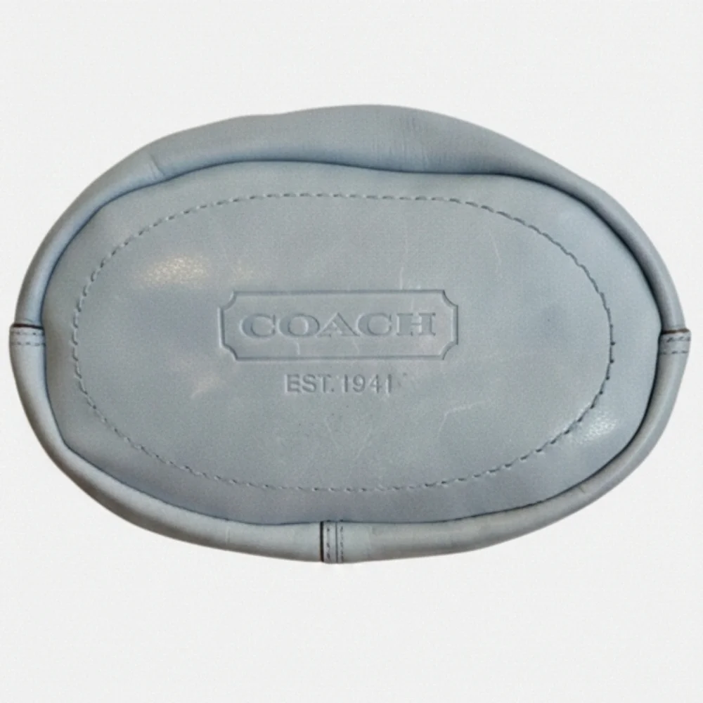 Coach 2007 Bleecker Leather Bucket Bag | Sky Blue #11422
