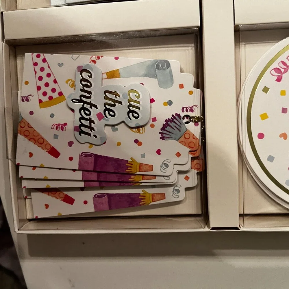 Gift Tags / Birthday‎ Themed (20 Cards / 4 Different Designs / new/gift wrap/x)