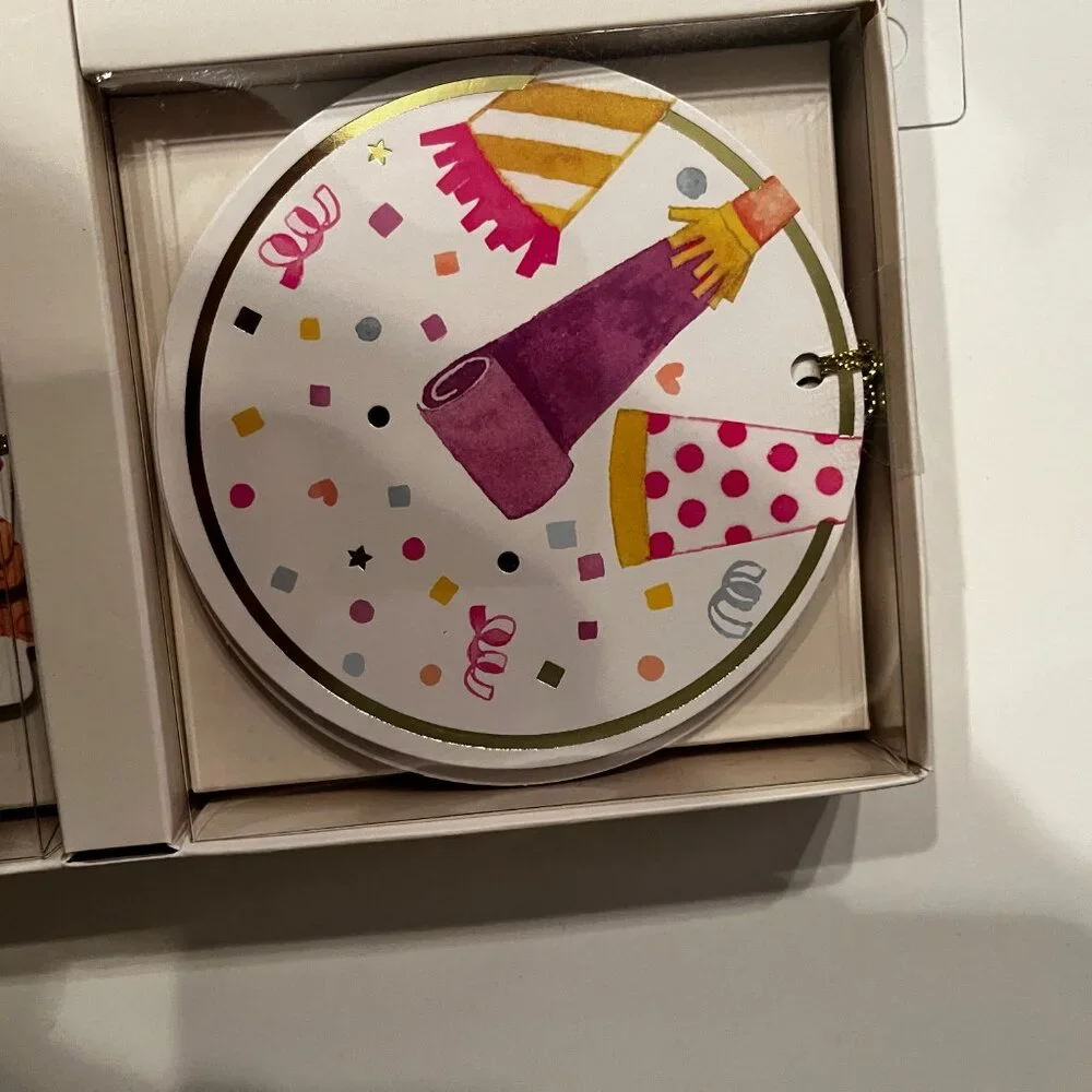 Gift Tags / Birthday‎ Themed (20 Cards / 4 Different Designs / new/gift wrap/x)