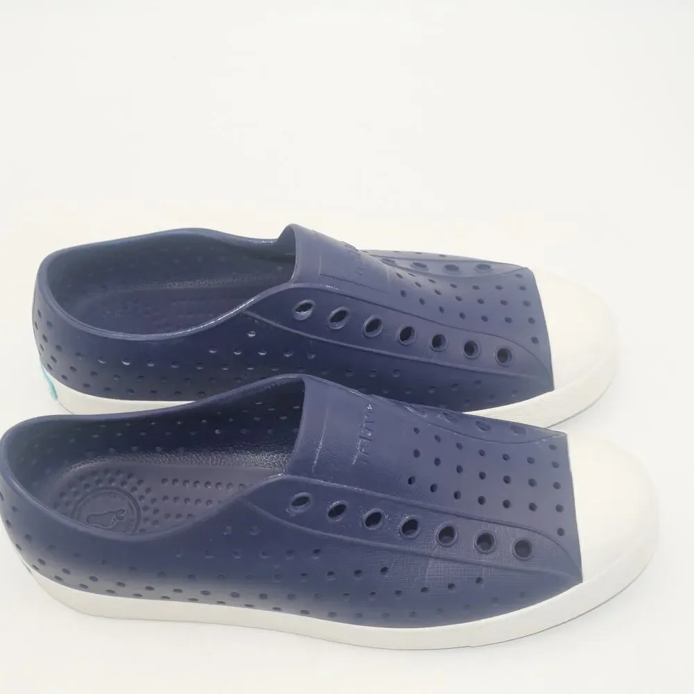 NEW Native Men's 6 Women's 8 Jefferson Water Slip On  Shoes Regatta Blue