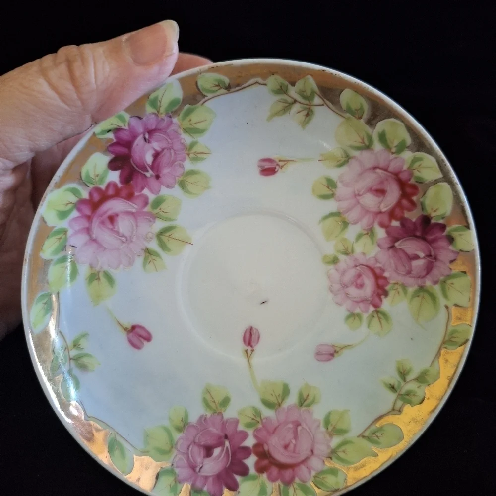Porcelain Mustache cup Vintage