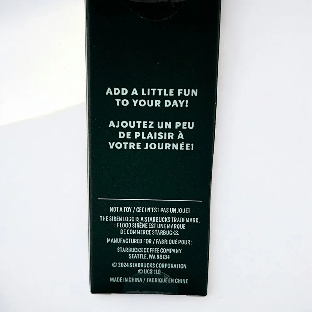 Wicked Starbucks 2024 Emerald‎ City Cold Cup Keychain - Green Limited Edition