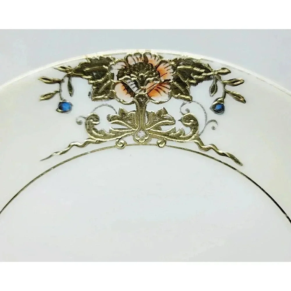 Noritake Hand Painted Lemon Wedge Server or Ring Dish