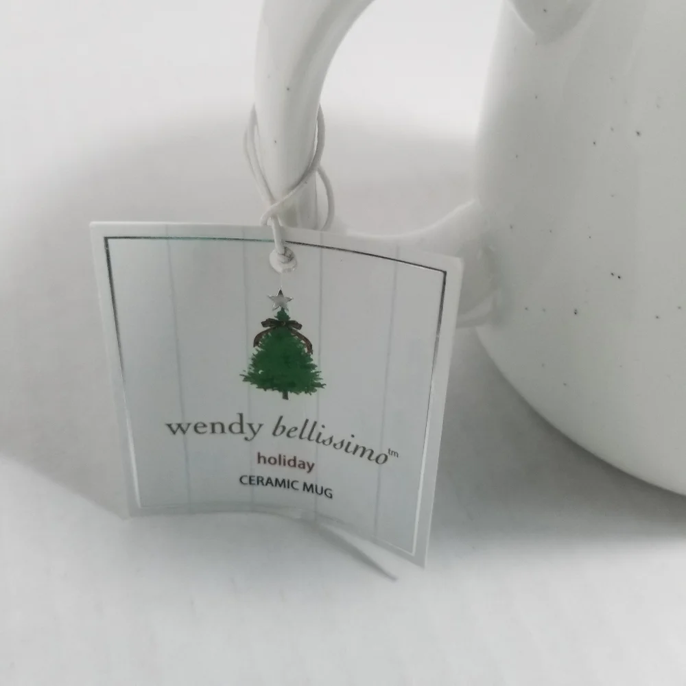 NWT WENDY BELLISSIMO MUG S MONOGRAM MUG