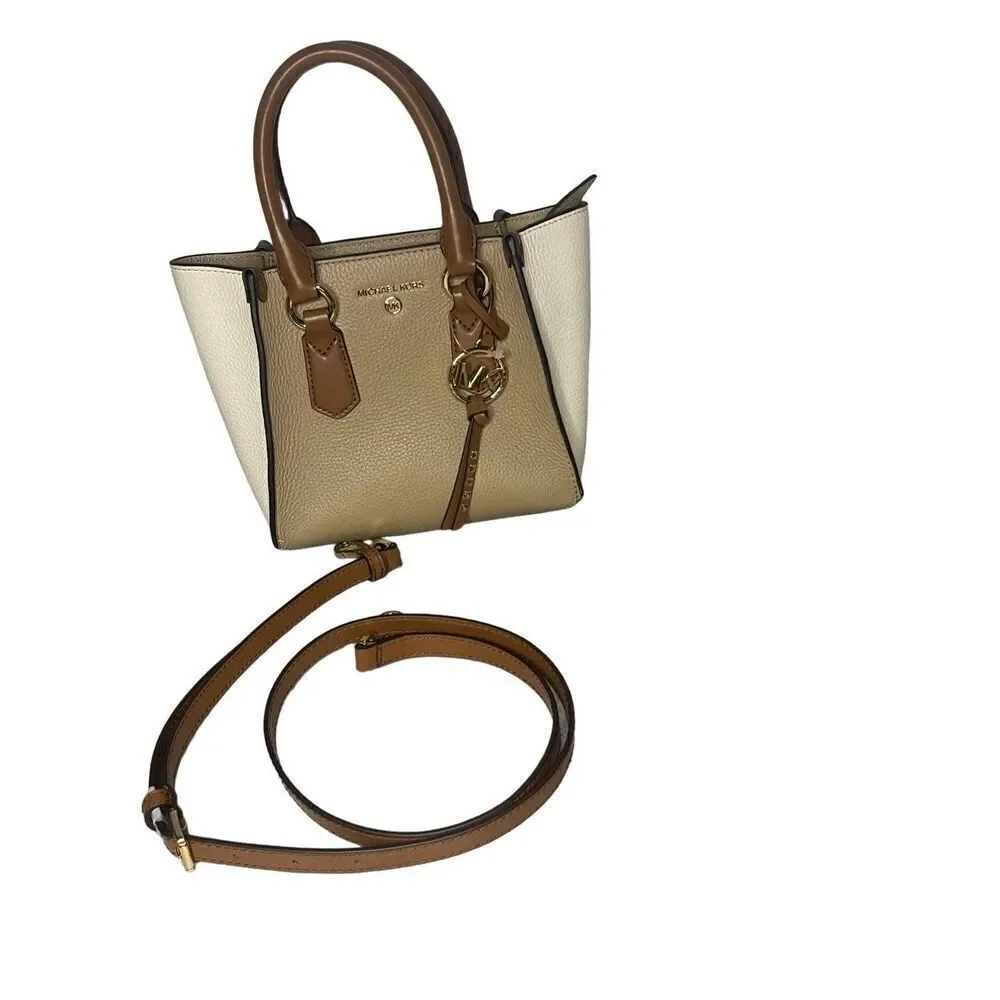 Michael Kors Kris Small Leather Satchel Crossbody