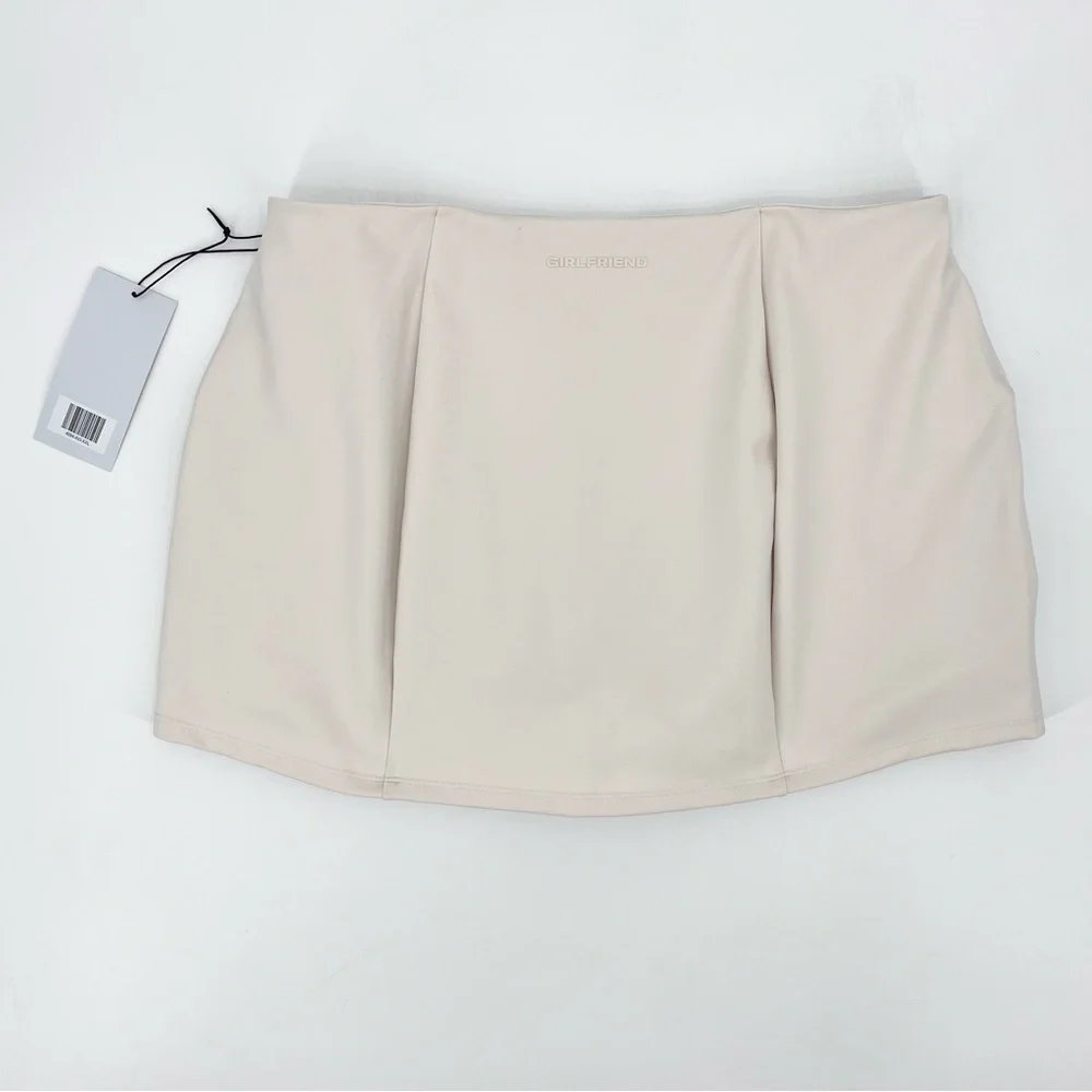 NWT Girlfriend Collective Beige Sport Skort Skirt Activewear Plus Size XXL