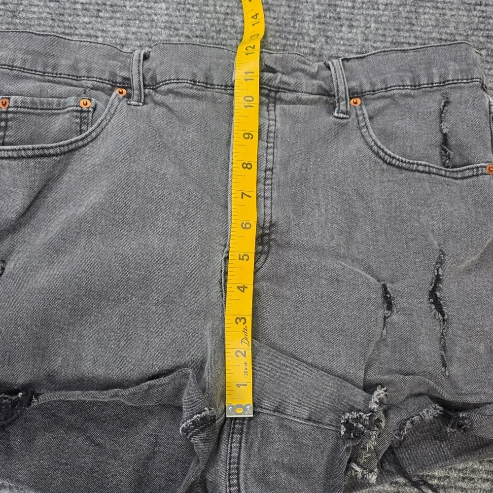 Jessica Simpson Infinite High Waist Distressed‎ Shorts Women's Size 16W Gray