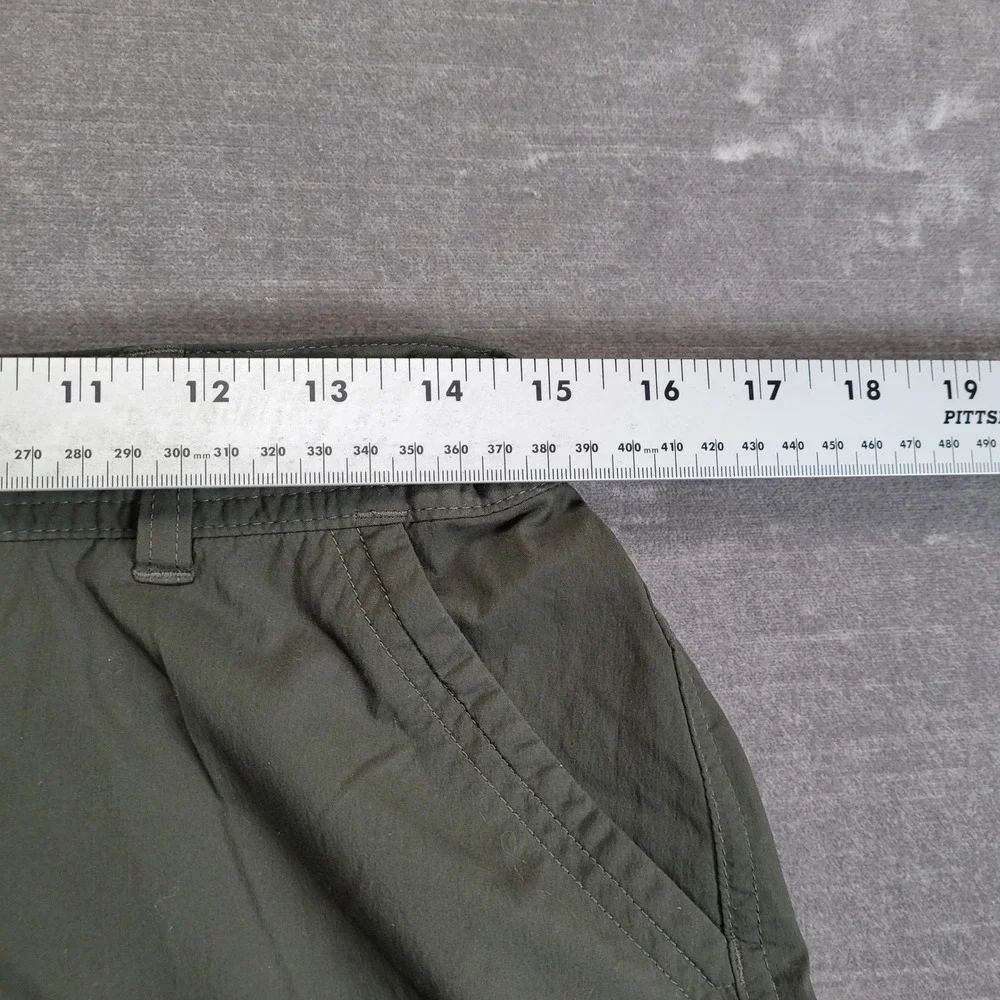 REI Co-op Sahara Cargo Shorts Womens 10 Petite Green Relaxed Fit Hiking‎ Utility