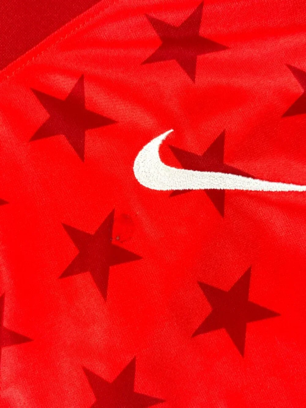 Nike Youth Team USA Soccer Jersey / Kit Red Size Medium Stars