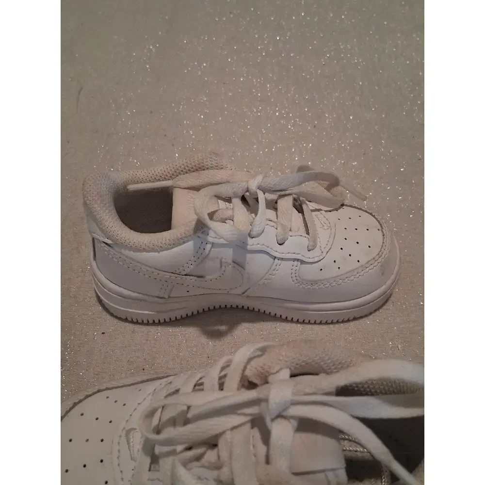 Nike Force 1 LE Triple White Toddler Size 6C Shoes DH2926-111 Baby Sneakers AF1