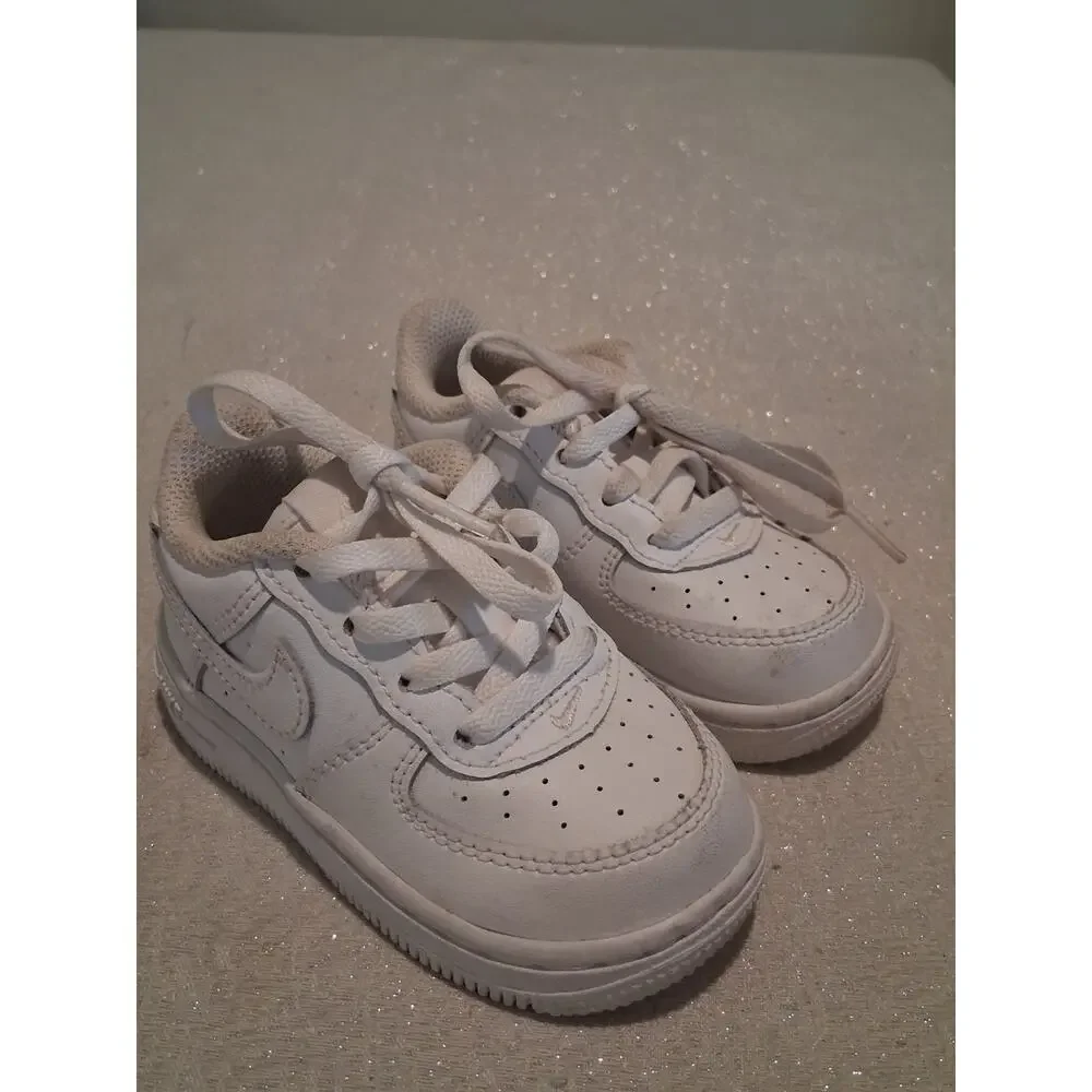 Nike Force 1 LE Triple White Toddler Size 6C Shoes DH2926-111 Baby Sneakers AF1