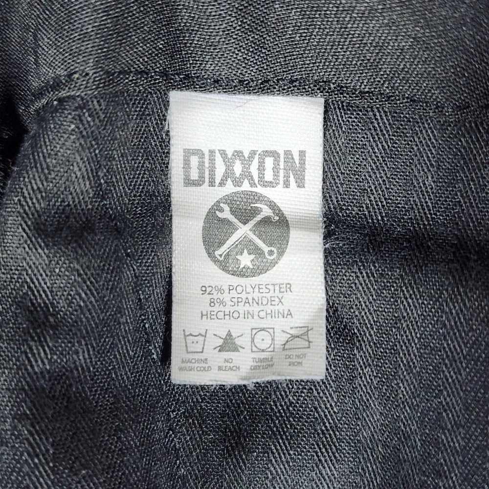 Dixxon Utility Shorts Mens 42 Black Stretch Zipper Pocket Excellent