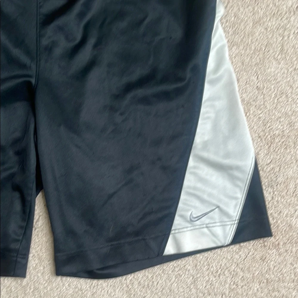 Nike Black and White Athletic Shorts Performance Fit
