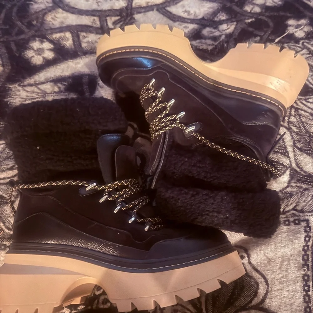 Michael Kors Shiloh Mix Media Boot