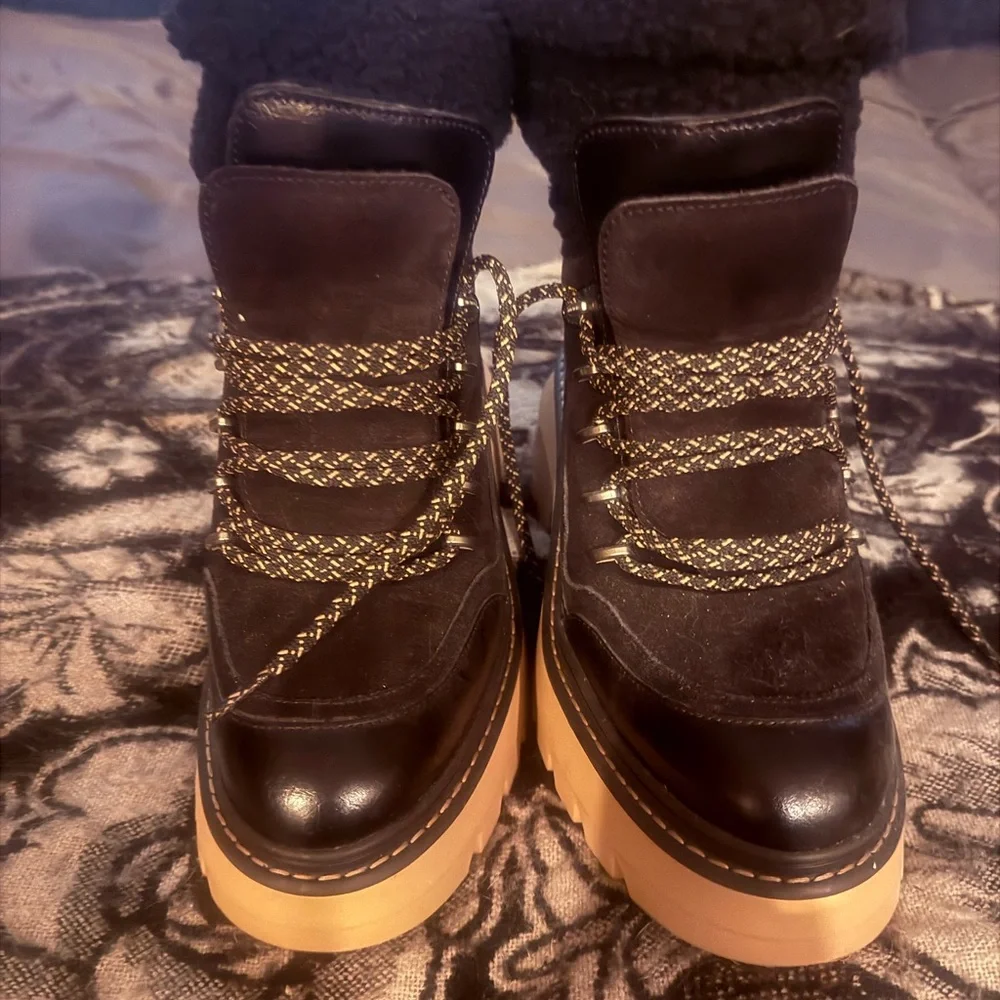Michael Kors Shiloh Mix Media Boot