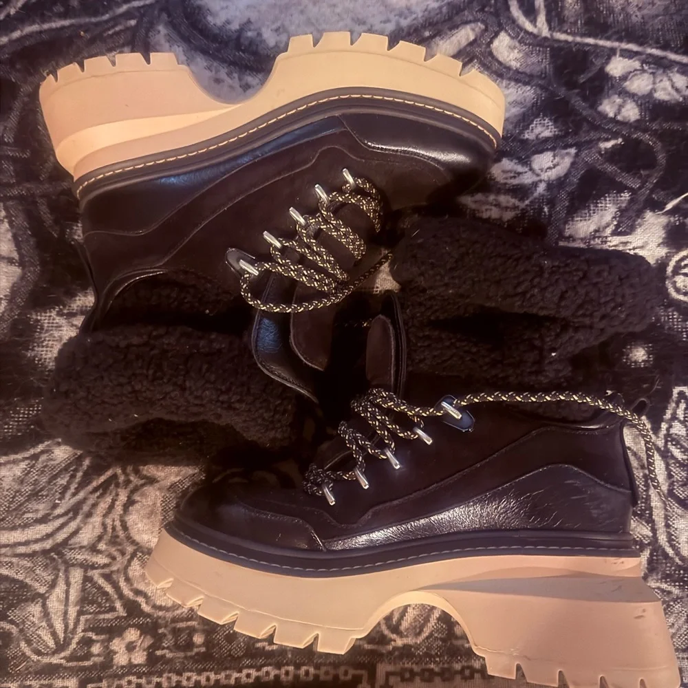 Michael Kors Shiloh Mix Media Boot