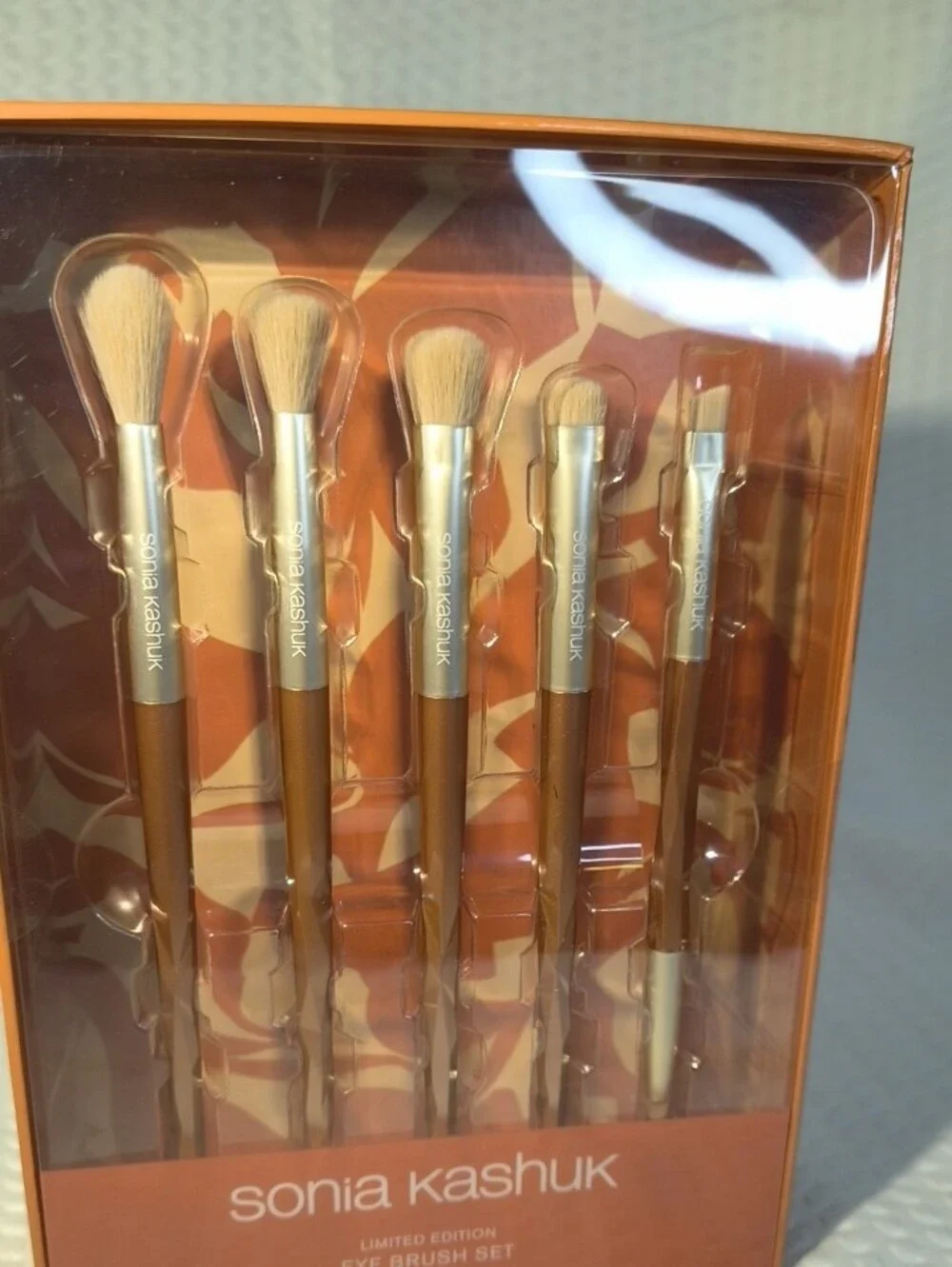 Sonia Kashuk Copper-Tone 5-Piece Eye Brush Set Limited Edition