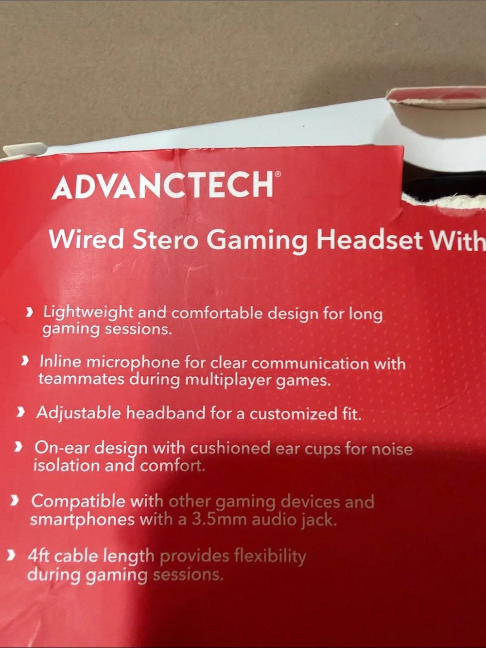 For Nintendo Wired Gaming Headset in Blue and Red