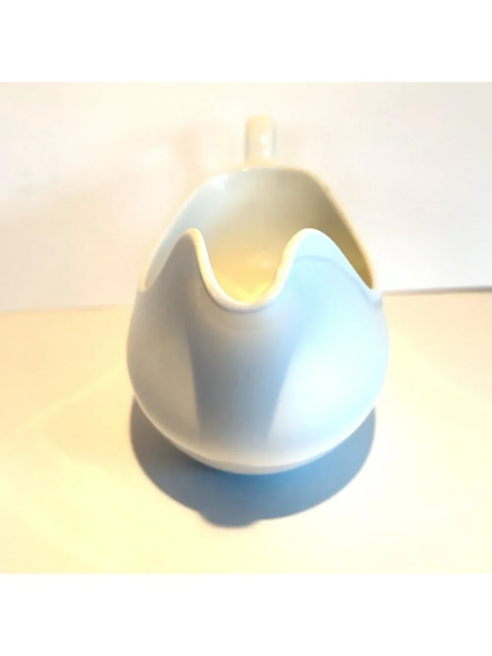 JOHNSON BROS Vintage Snowhite Gravy Boat 1960s Made in England MCM