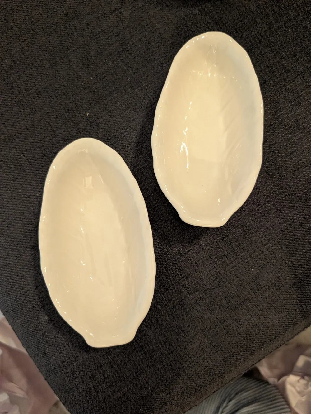 White Ceramic Cabbage Teapot, Egg Plate,‎ Set Of 2 Dip Bowls - Threshold
