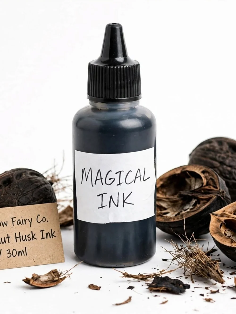 Magical Ink - Black Walnut Husk Ink - Walnut Hollow Fairy Co. - 1oz / 30ml