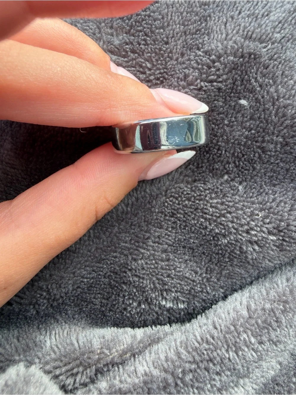 Silver RingConn Gen 2 Air with Activity & Sleep Tracking