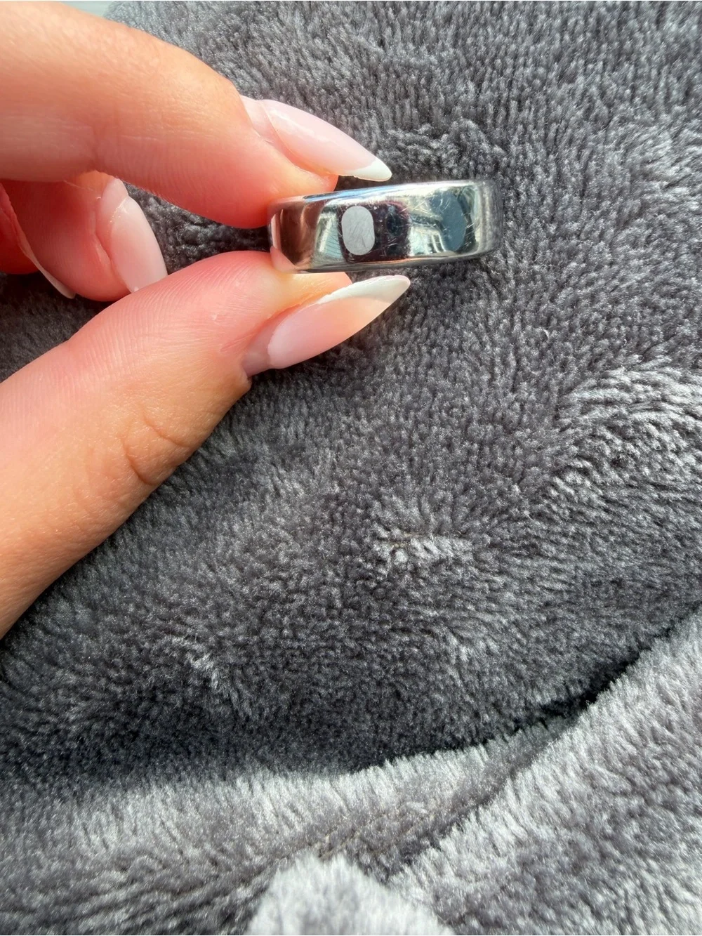 Silver RingConn Gen 2 Air with Activity & Sleep Tracking