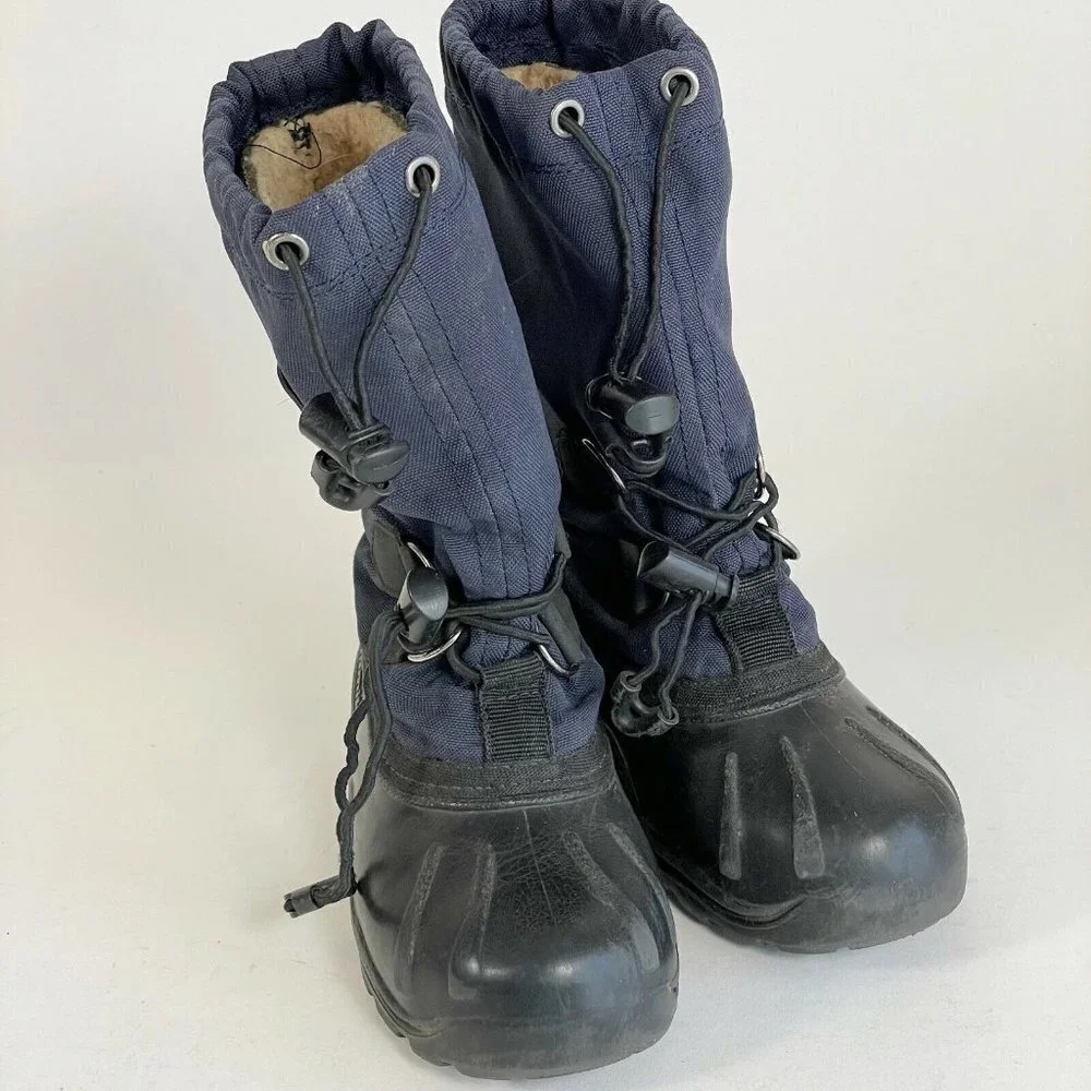 Kamik Youth Kids Waterproof Insulated Winter Snow Boots Blue Size 11 Outdoor‎