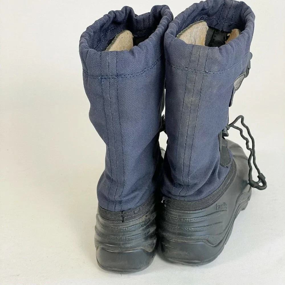 Kamik Youth Kids Waterproof Insulated Winter Snow Boots Blue Size 11 Outdoor‎