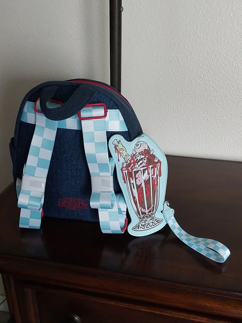 Mel's Drive-In Denim‎ NWOT Mini Backpack Set