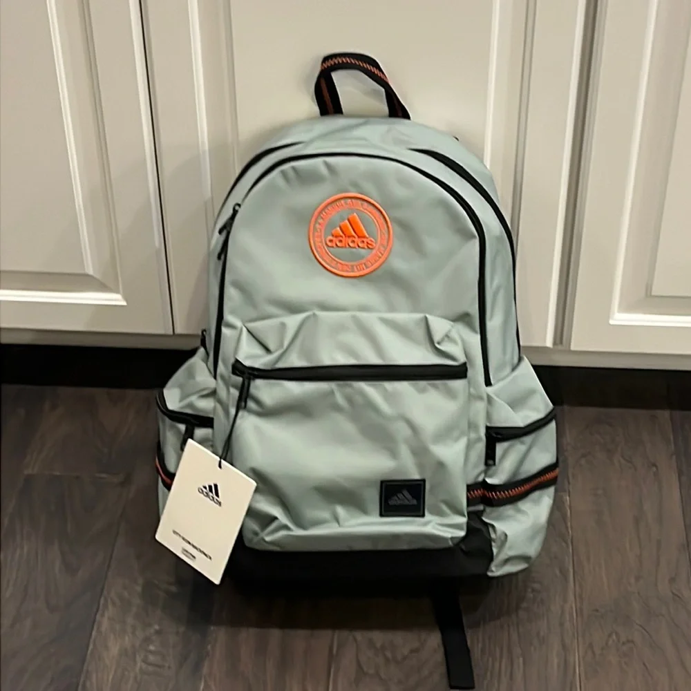 Adidas City Icon Backpack Book School Bag new fits 16” Laptop tech friendly