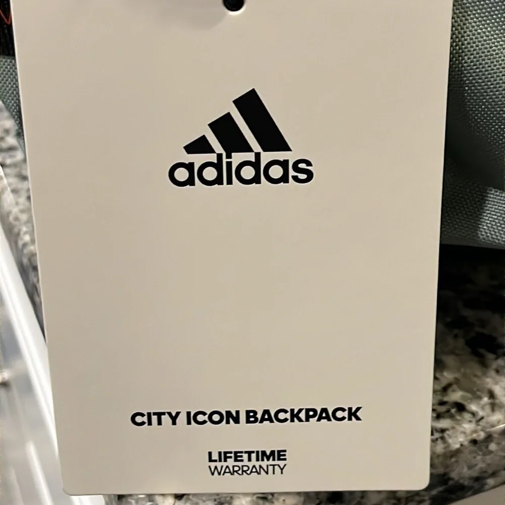 Adidas City Icon Backpack Book School Bag new fits 16” Laptop tech friendly
